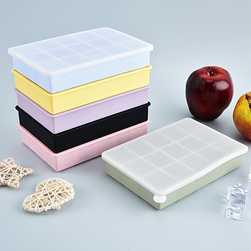 Baby Food Jelly - 15-compartment silicone ice cube tray with