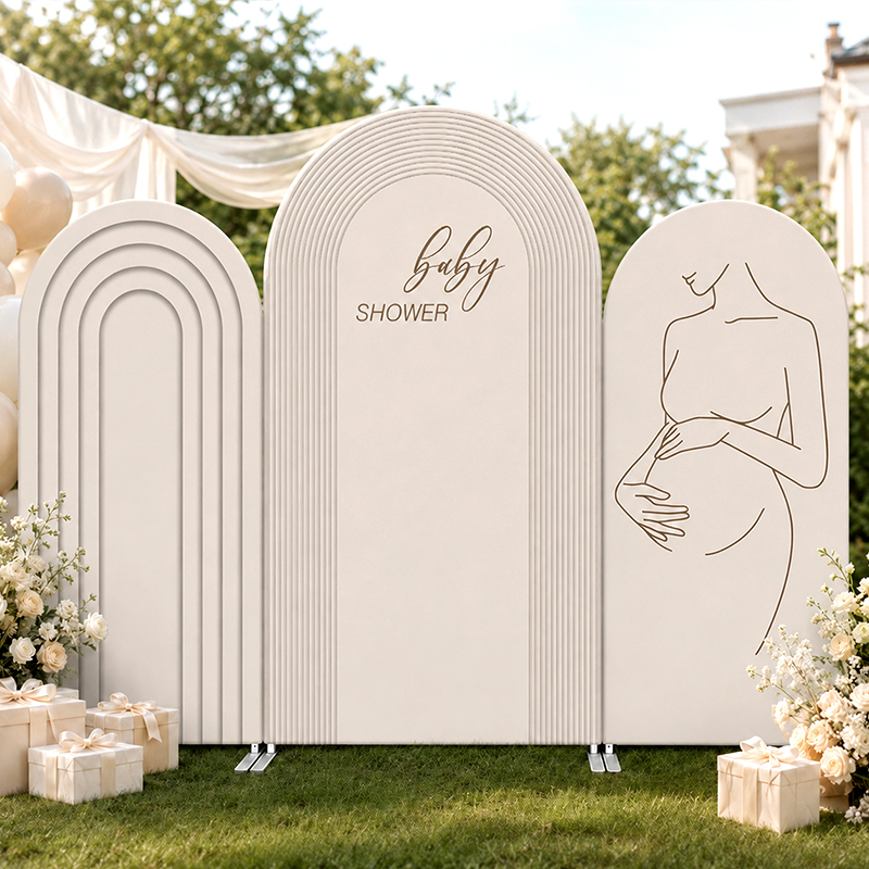 Baby Food Jelly - Baby Shower Arch Backdrop Cover Pregnancy