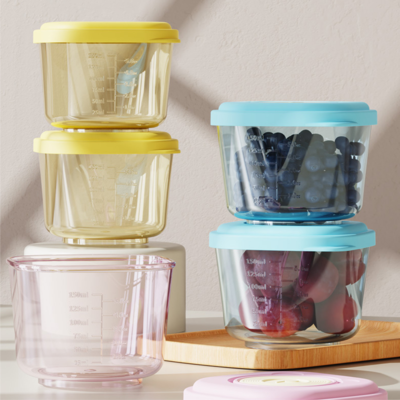 Baby Food Jars Glass - 6 Pcs Baby Food Storage Containers