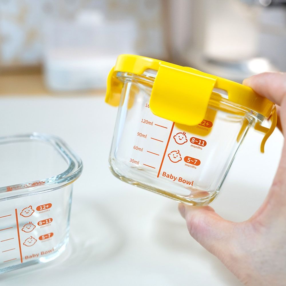 Baby Food Jars Glass - 170ml Baby Food Storage Jar Glass