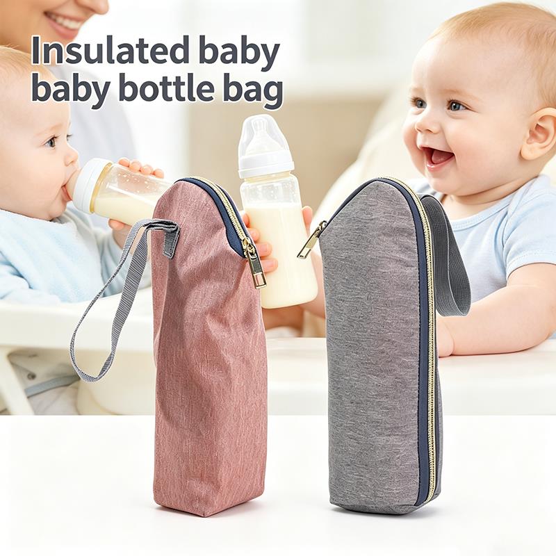Baby Food Warmer - Portable Baby Bottle Insulated Bag, Zippered