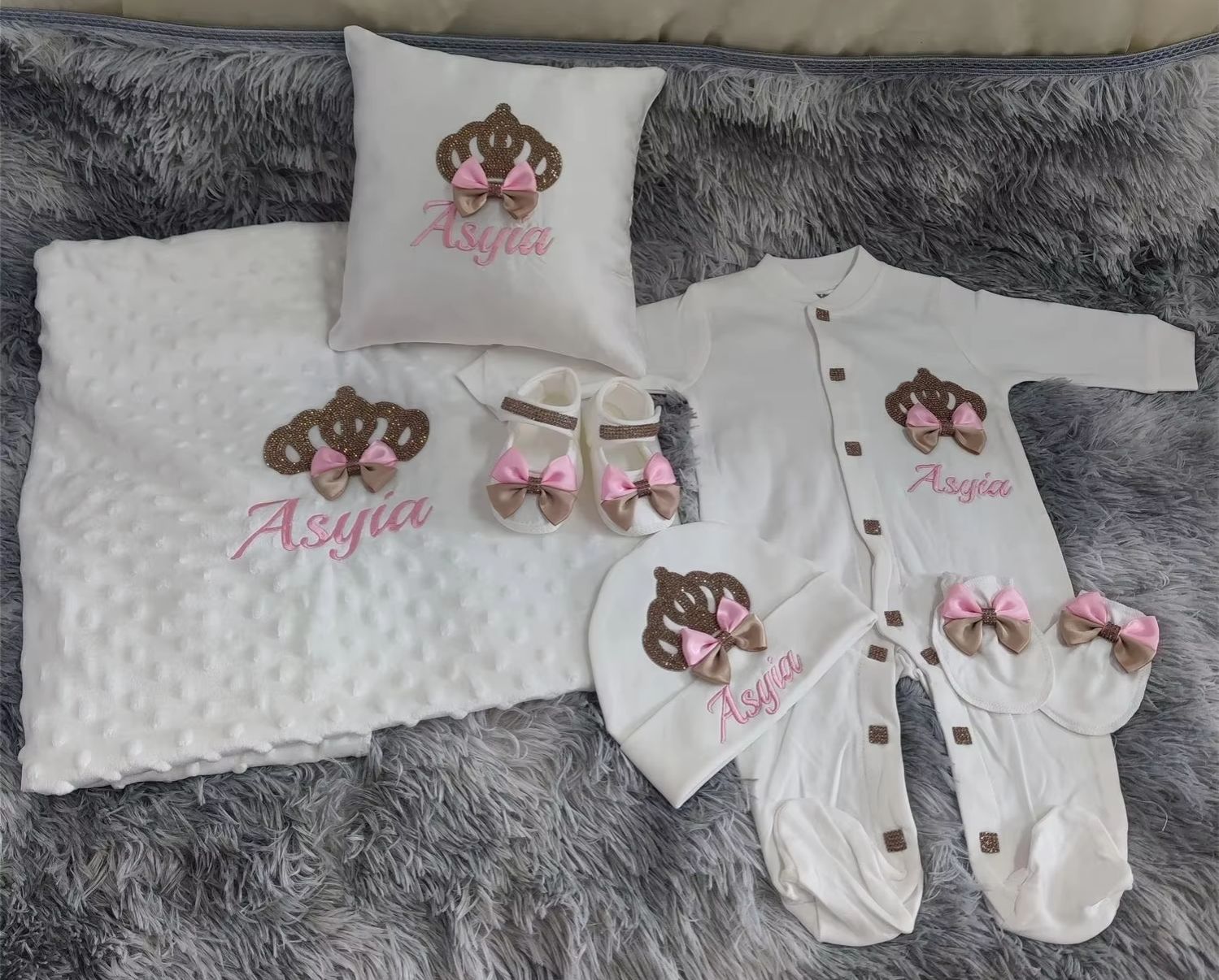 Baby Food Jelly - Elegant Cream Style Baby Girl 6Pcs