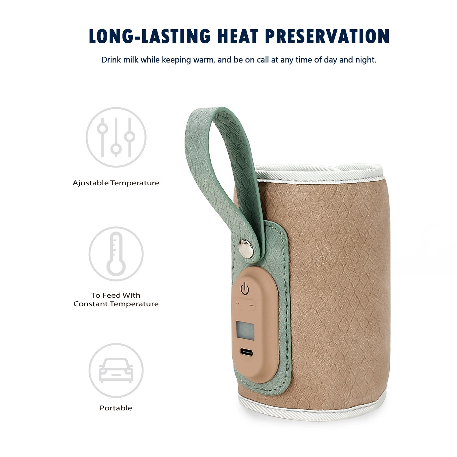 Baby Bottle Warmer Bag USB Pow - Baby Food Warmer 评论和价格