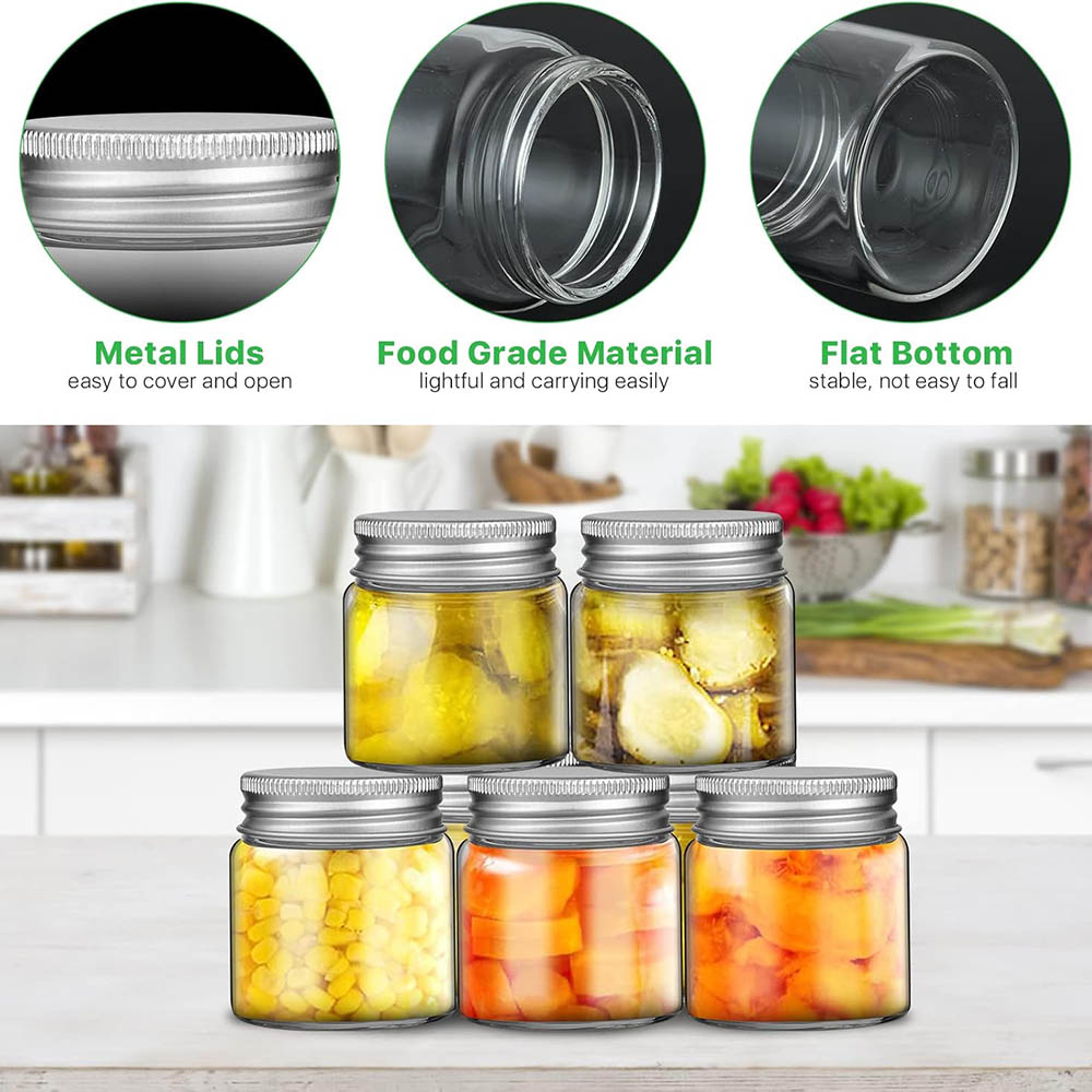 2oz Mini Mason Jars, Wide Mout - Baby Food Jars Glass 评论和价格