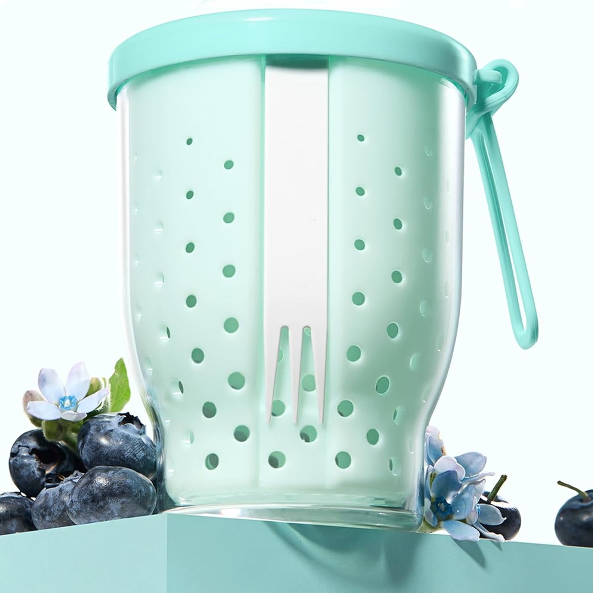 25 Oz Travel Fruit Cups for Ca - Snack Container Travel 评论和价格