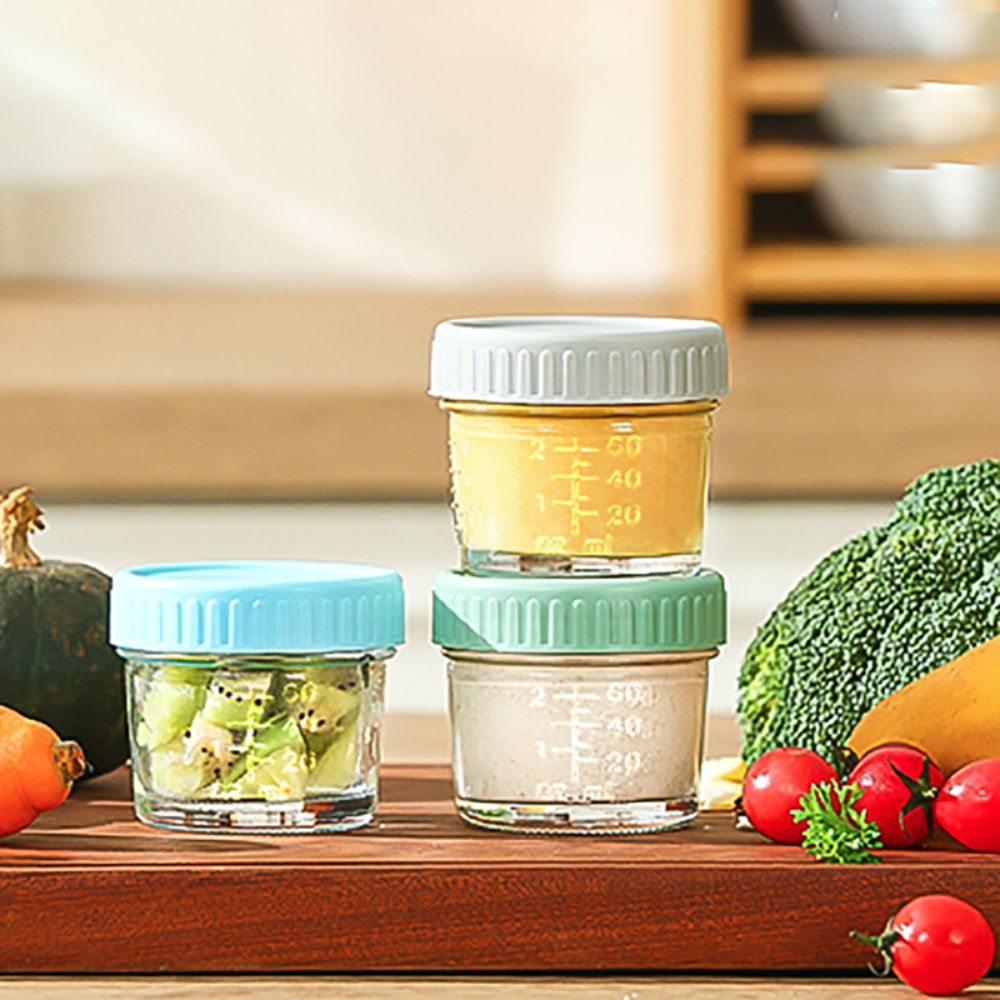 6pcs Mason Jar Glass Baby Food - Baby Food Jars Glass 评论和价格
