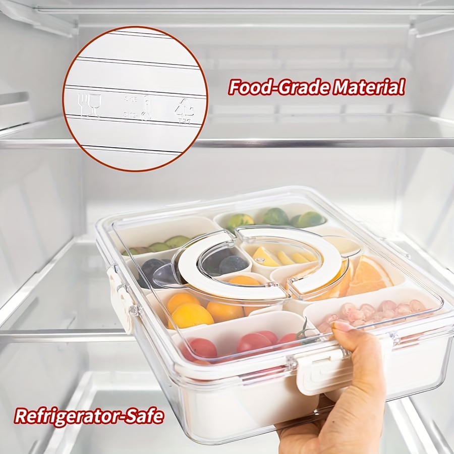 4Grid /8 Grid Snack Box Contai - Snack Container Travel 评论和价格