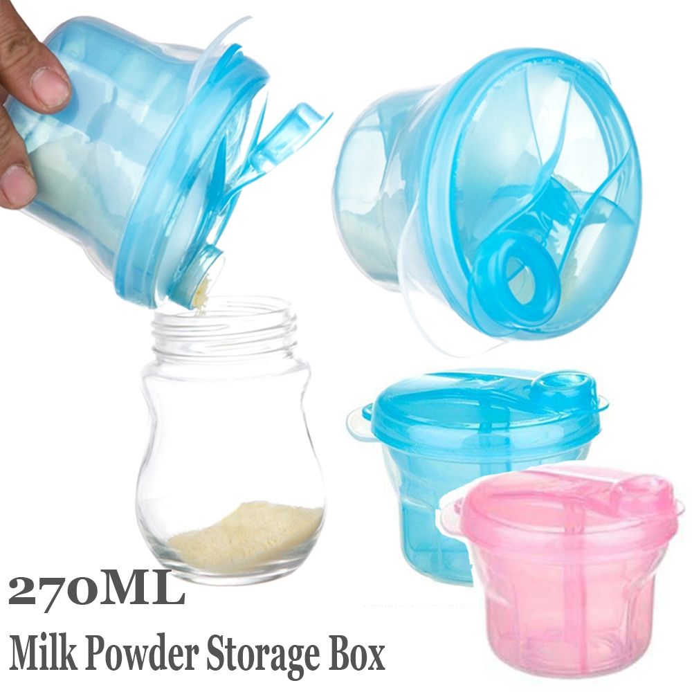 3 Grid Snacks Box Feeding Milk - Snack Container Travel 评论和价格