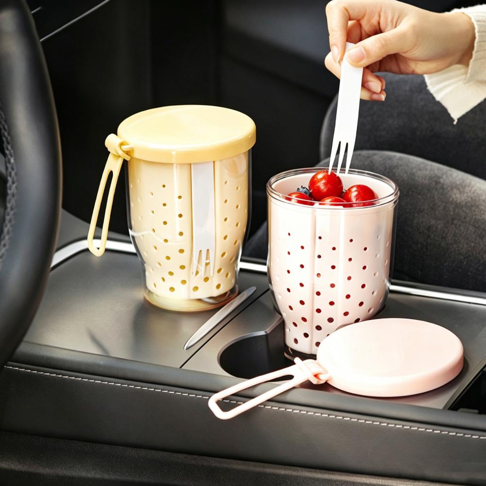 Fruit Cup Container Portable S - Snack Container Travel 评论和价格
