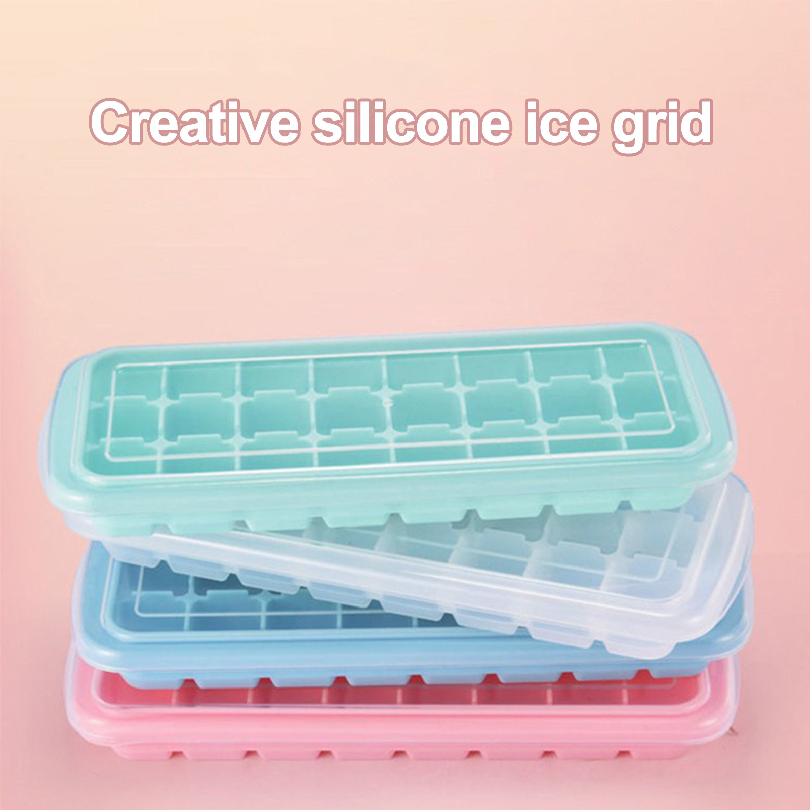 Silicone Ice Cubes Tray with L - Baby Food Jelly 评论和价格