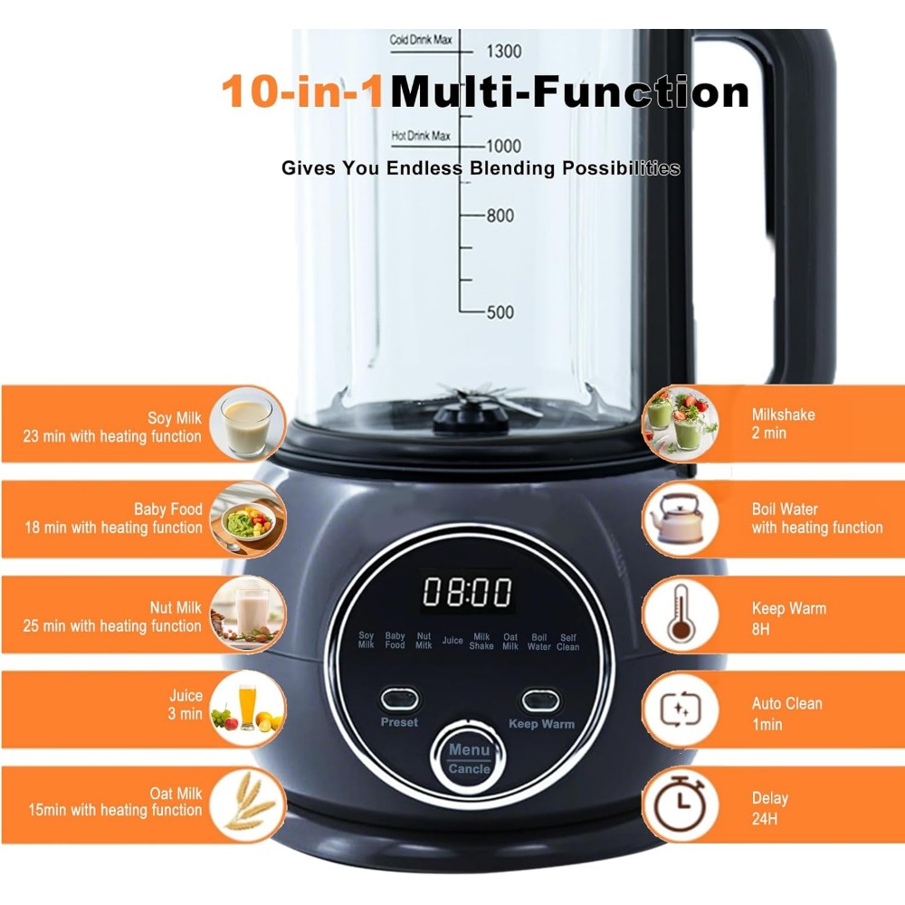 Ten in One Nut Milk Maker Hot  - Baby Food Oats 评论和价格