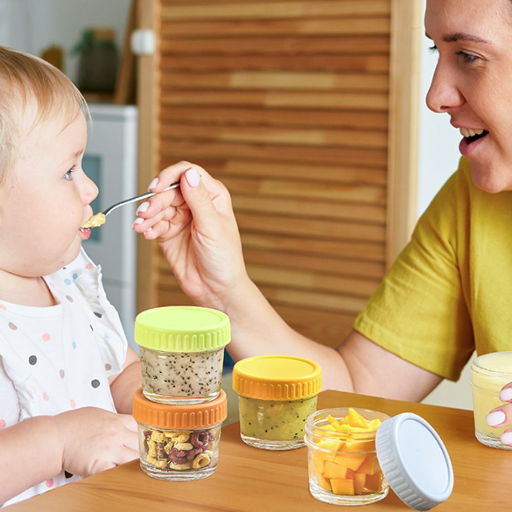 6pcs Multipurpose Glass Baby F - Baby Food Jars Glass 评论和价格
