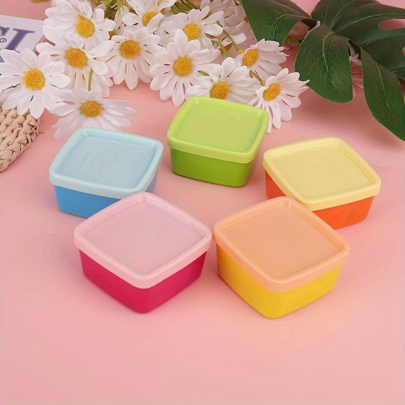 5pcs Rainbow Color Candy Nut S - Snack Container Travel 评论和价格