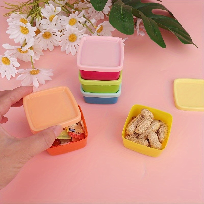 5pcs Rainbow Color Candy Nut S - Snack Container Travel 评论和价格