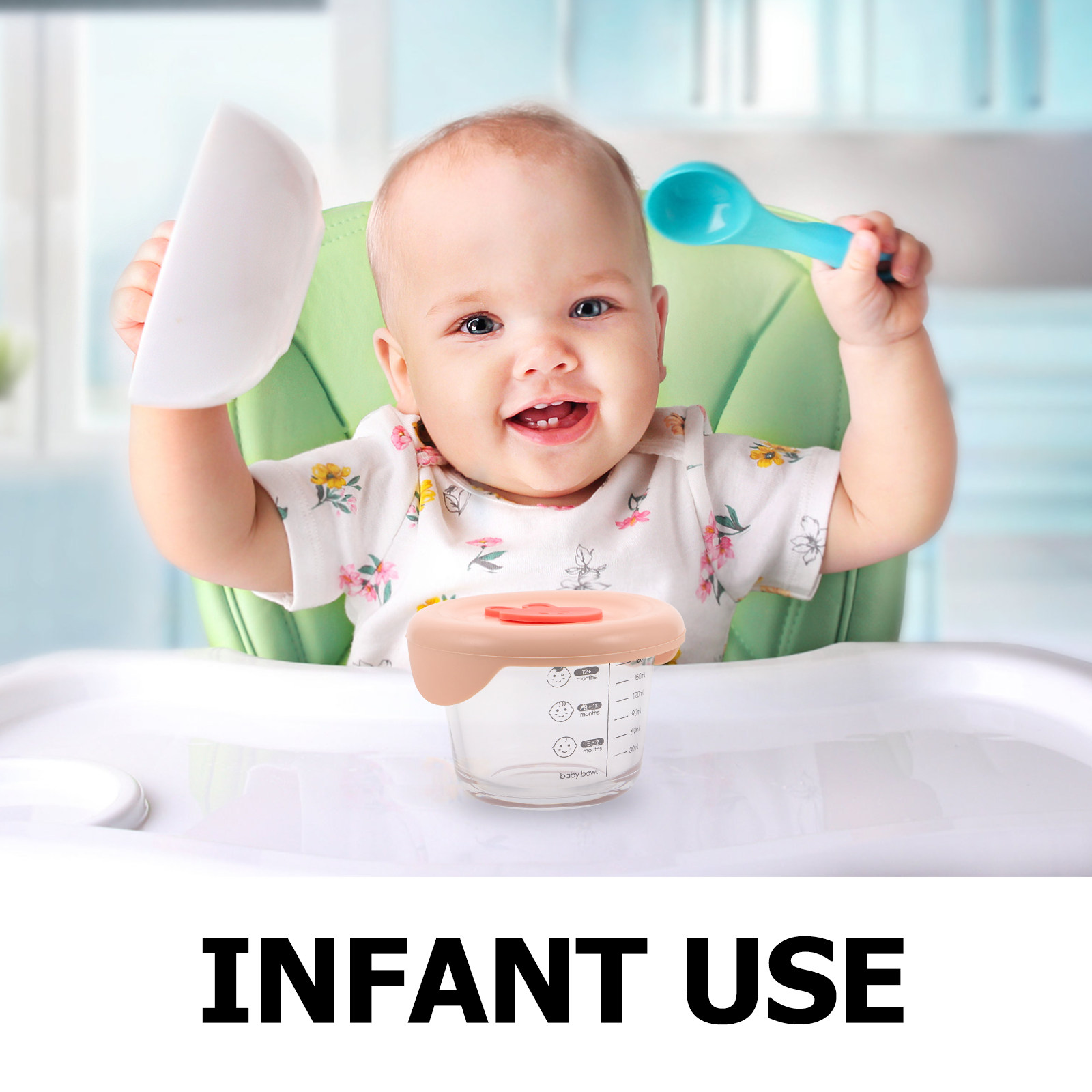 2Pcs Baby Food Storage Contain - Snack Container Travel 评论和价格