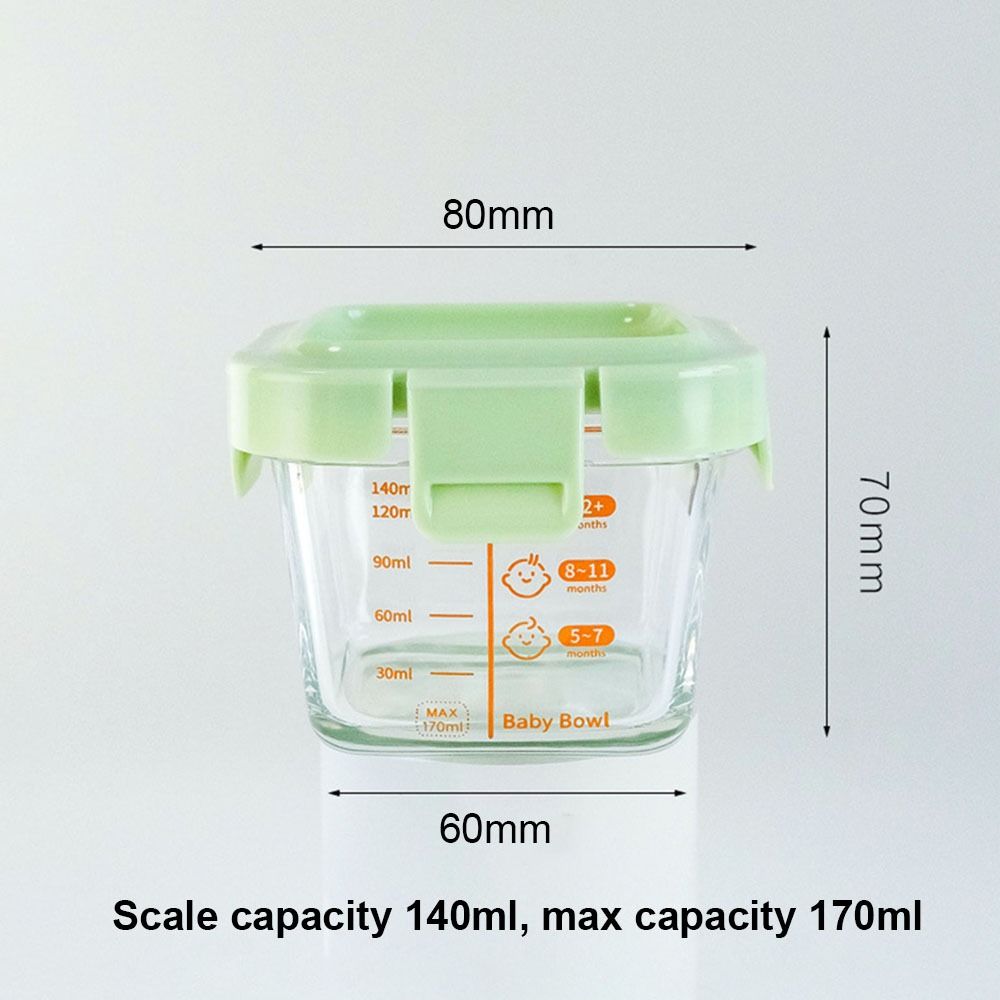 New 170ml Food Storage Box Fro - Baby Food Jars Glass 评论和价格