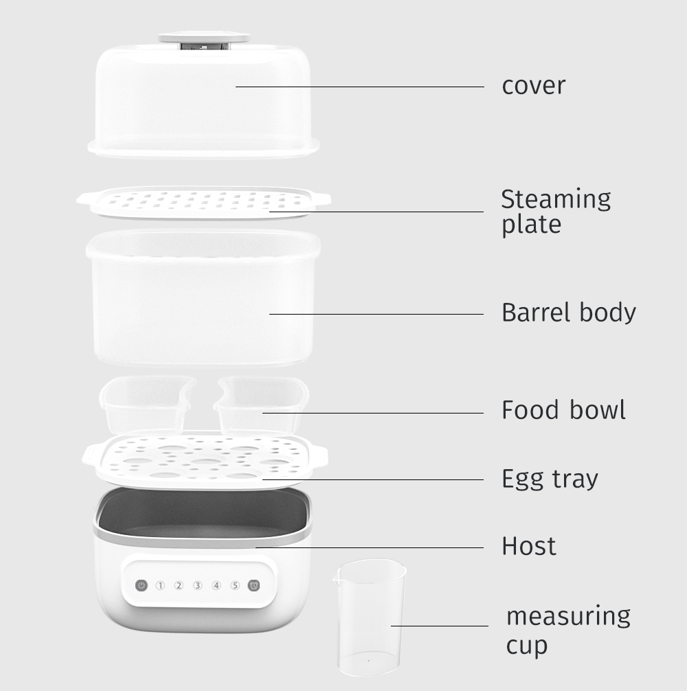 Supports Customized 2 Layer El - Baby Food Maker And Steamer 评论和价格