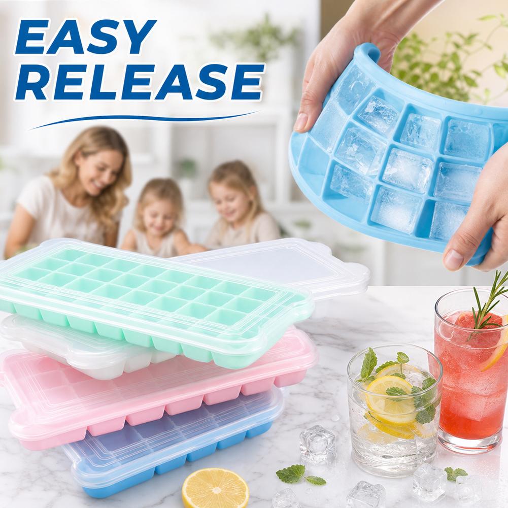 Silicone Ice Cubes Tray with L - Baby Food Jelly 评论和价格