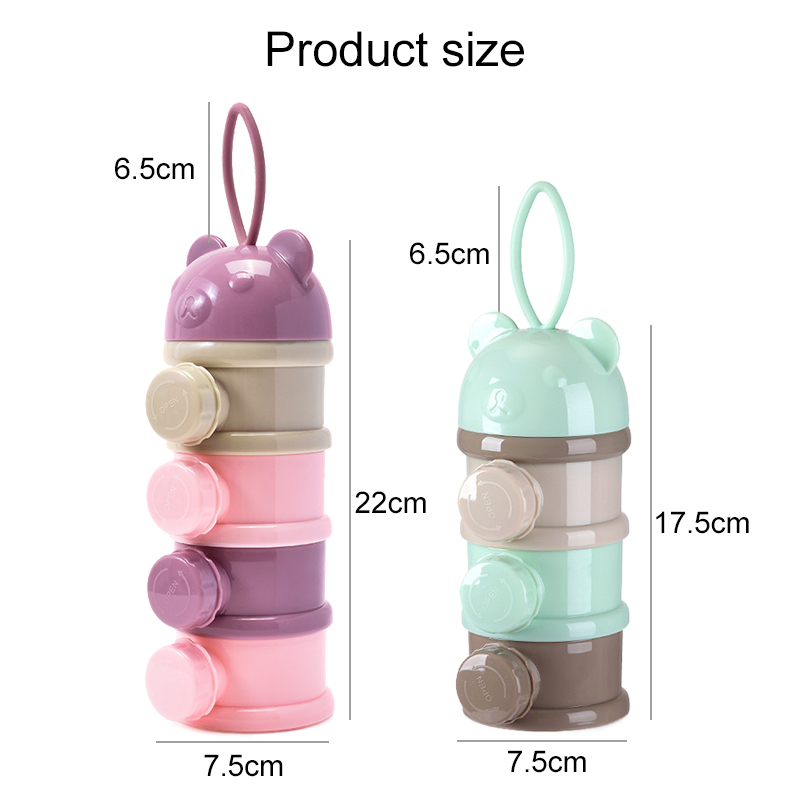 3/4Layer Baby Portable Baby Fo - Snack Container Travel 评论和价格
