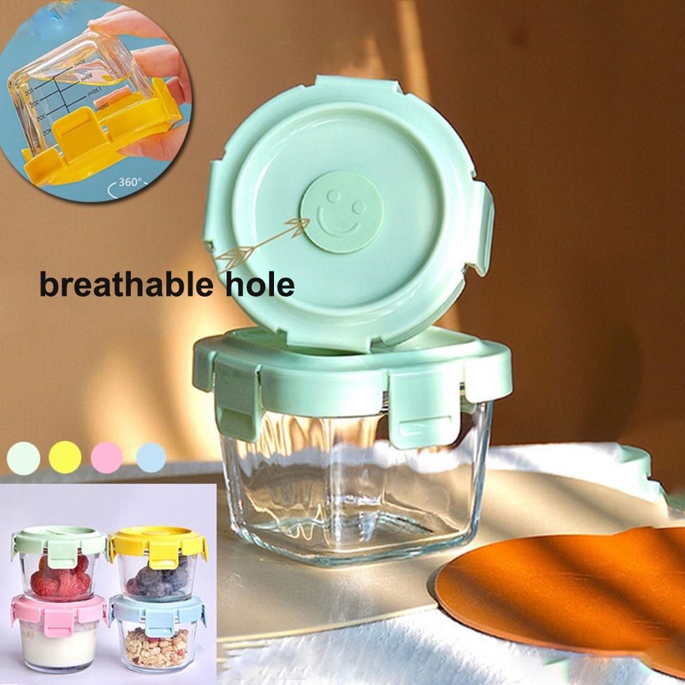 Fashion 170ml Food Storage Box - Baby Food Jars Glass 评论和价格