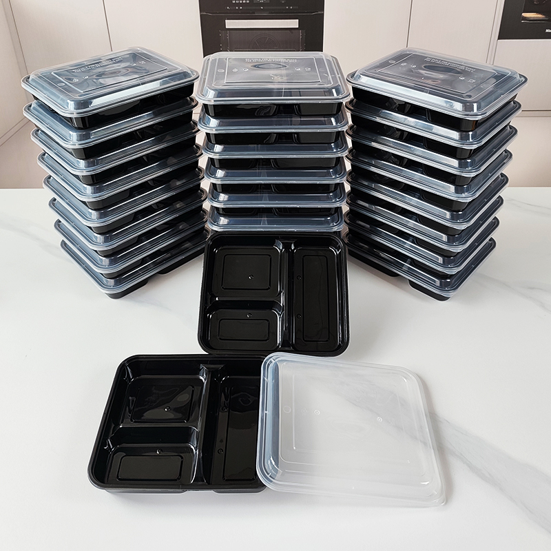 3-Compartment 34 Oz/1000 Ml, 1 - Snack Container Travel 评论和价格
